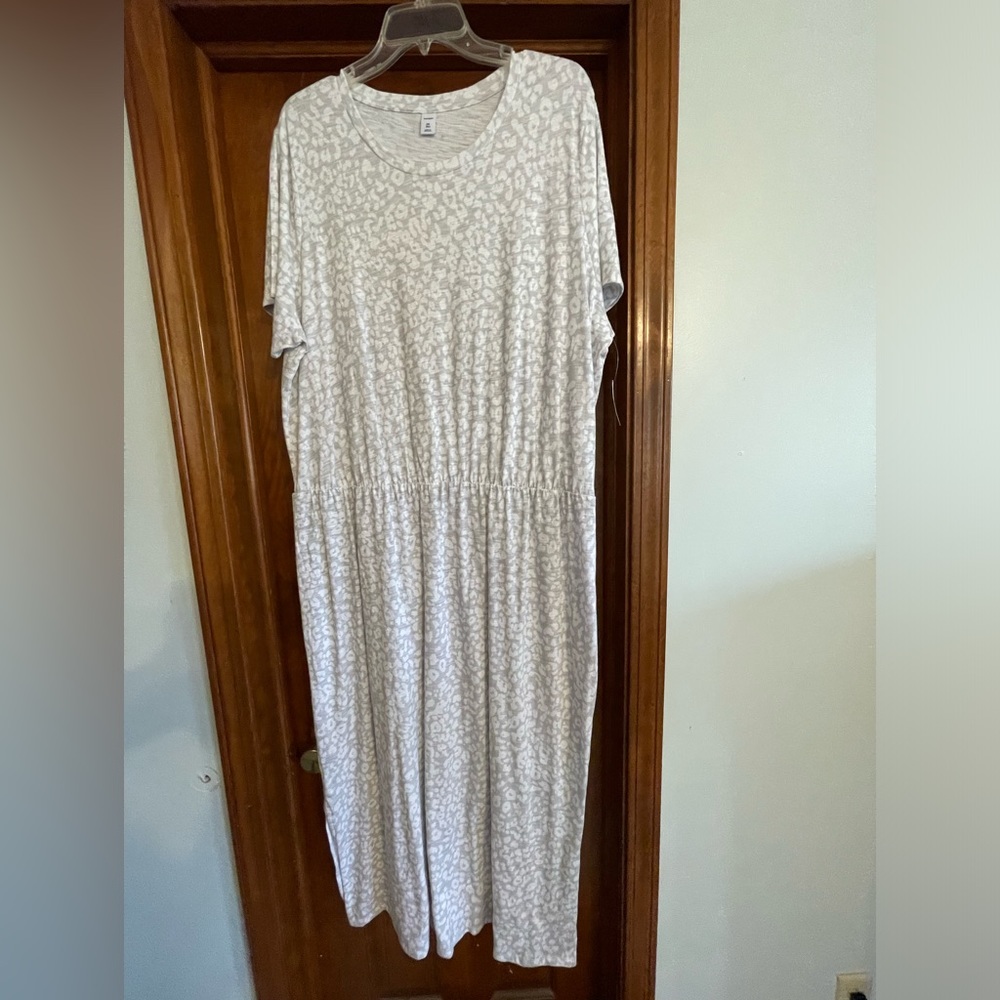XXL Tall ON leopard print cotton dress